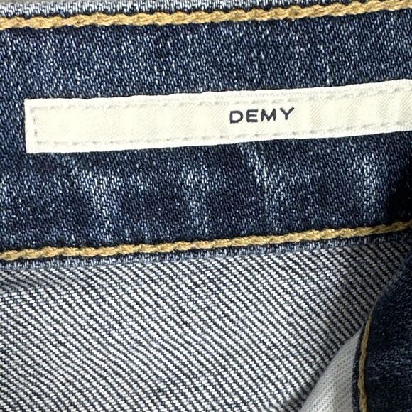 Citizens of Humanity Demy Flare Jeans Distressed Raw Hem Blue Sz 24 - Picture 6 of 13